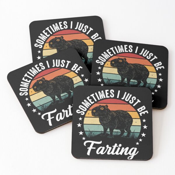 Item preview, Sometimes I Just Be Fartin Capybara Meme designed and sold by THREE LITTLE BEANS.