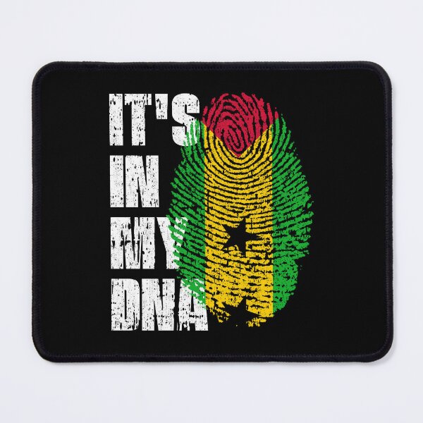 Item preview, IT'S IN MY DNA Sao Tome and Principe Flag Roots designed and sold by CosmoKitsch.