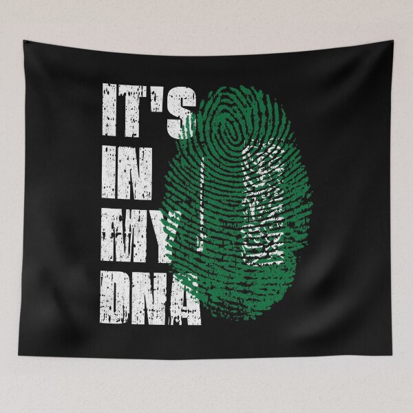 Item preview, IT'S IN MY DNA Saudi Arabia Flag Roots designed and sold by CosmoKitsch.