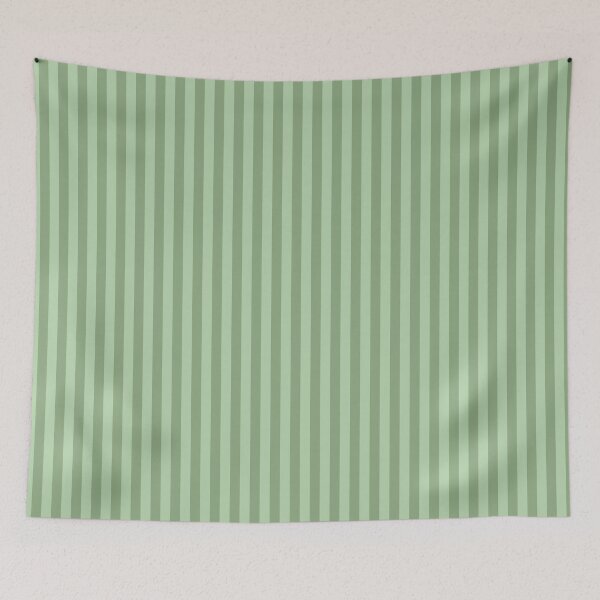 Item preview, Pistachio and sage green stripes, striped pattern designed and sold by patterncrow.