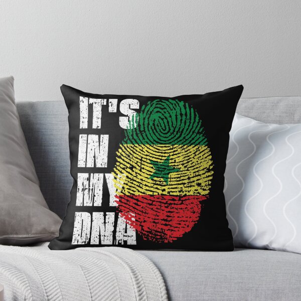 Item preview, IT'S IN MY DNA Senegal Flag Roots designed and sold by CosmoKitsch.