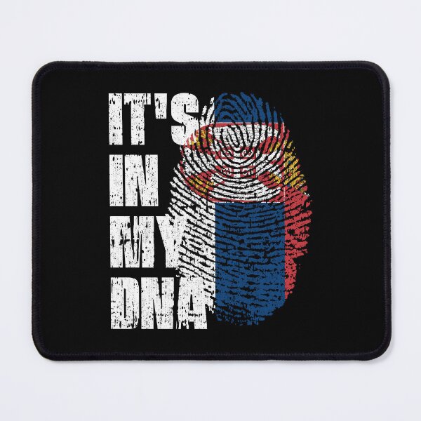 Item preview, IT'S IN MY DNA Serbia Flag Roots designed and sold by CosmoKitsch.