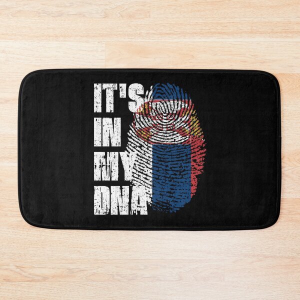 Item preview, IT'S IN MY DNA Serbia Flag Roots designed and sold by CosmoKitsch.