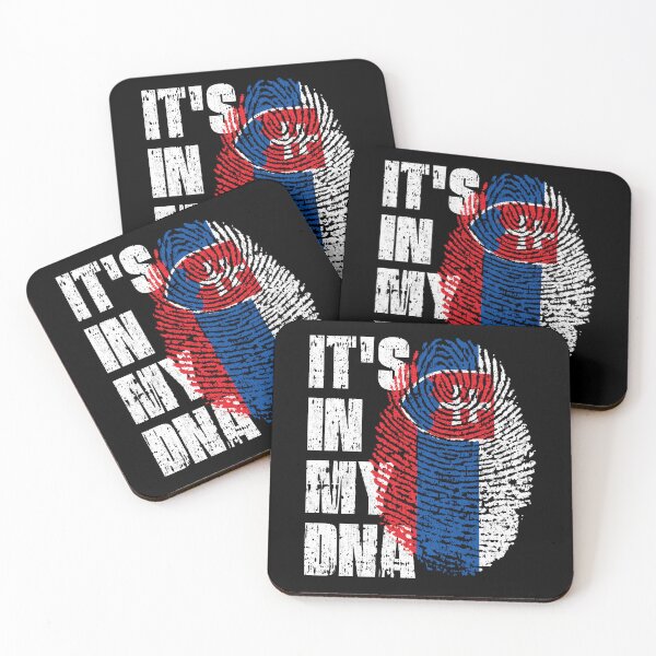 Item preview, IT'S IN MY DNA Slovakia Flag Roots designed and sold by CosmoKitsch.