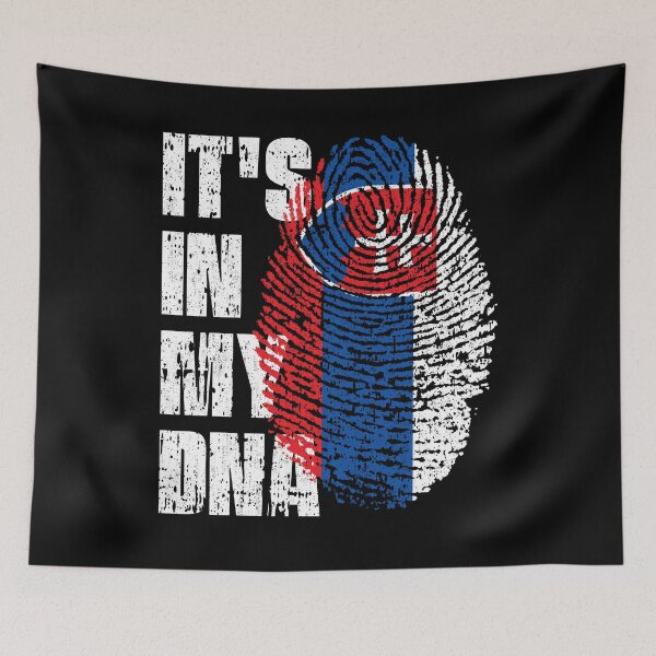 Item preview, IT'S IN MY DNA Slovakia Flag Roots designed and sold by CosmoKitsch.