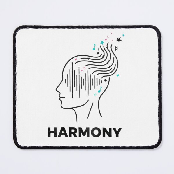 Item preview, Harmony Music Mind Minimalist Line Art designed and sold by ZyVoAli.