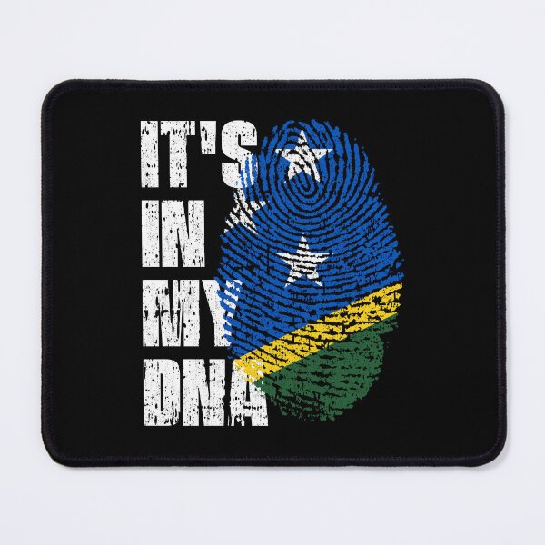 Item preview, IT'S IN MY DNA Solomon Islands Flag Roots designed and sold by CosmoKitsch.