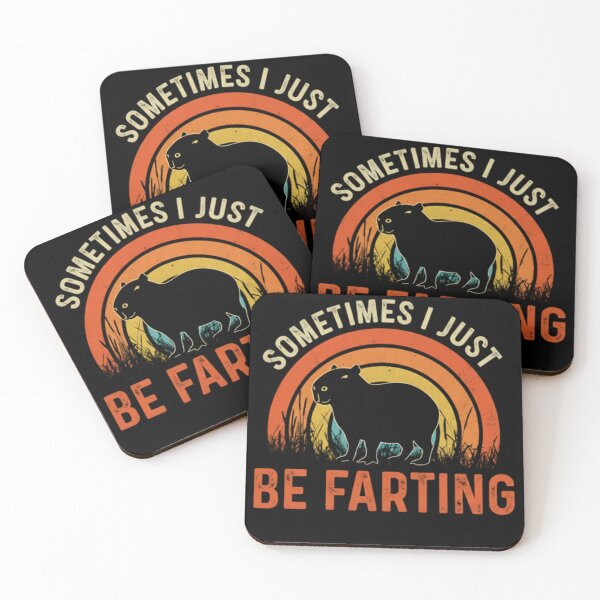 Item preview, Sometimes I Just Be Fartin Capybara Meme designed and sold by THREE LITTLE BEANS.