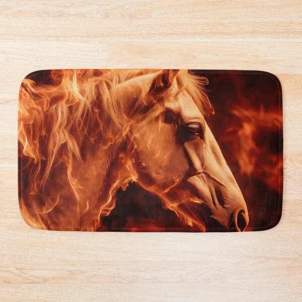 Item preview, Inferno Horse Illustration (image size 7840x11680) designed and sold by Digital-Davinci.