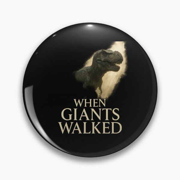 Item preview, When Giants Walked - Cinematic T-Rex Poster designed and sold by MKreative Studio.