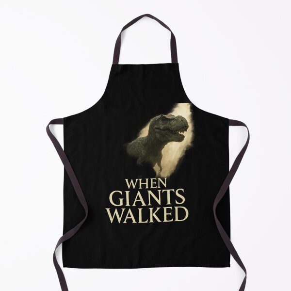 Item preview, When Giants Walked - Cinematic T-Rex Poster designed and sold by MKreative Studio.