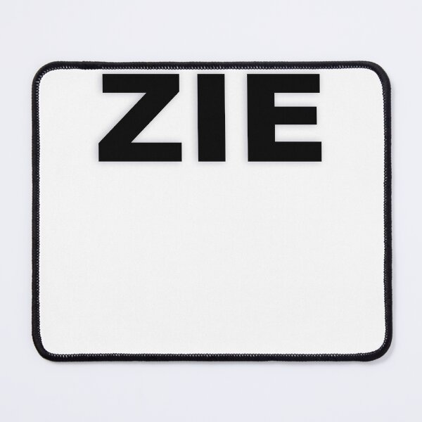 Item preview, ZIE — Black Minimal Bold Type Statement designed and sold by WORDPAUSE.