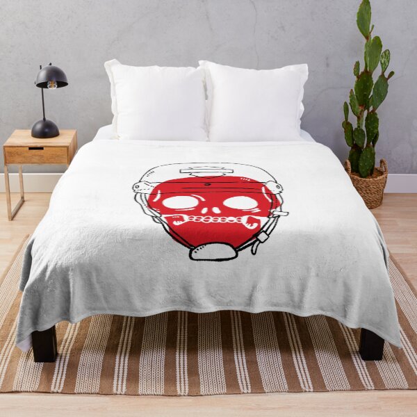 Item preview, Hand-Drawn Red Skull in Grey Biker Helmet Biker Art designed and sold by RNASstuff.