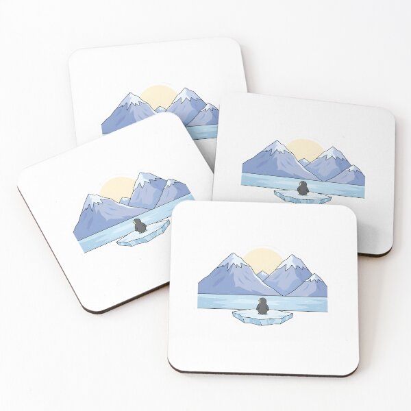 Item preview, Alone, Not Weak – Penguin Quiet Strength on Ice designed and sold by JaiSoftStudio.