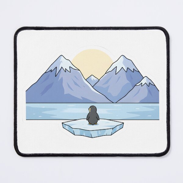 Item preview, Alone, Not Weak – Penguin Quiet Strength on Ice designed and sold by JaiSoftStudio.