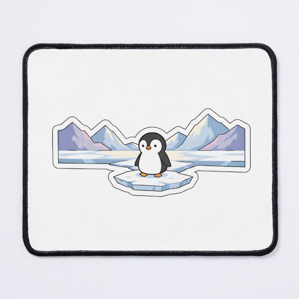 Item preview, Alone, Not Weak – Penguin Quiet Strength on Ice designed and sold by JaiSoftStudio.