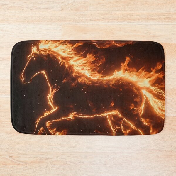 Item preview, Inferno Horse Illustration (image size 7840x11680) designed and sold by Digital-Davinci.