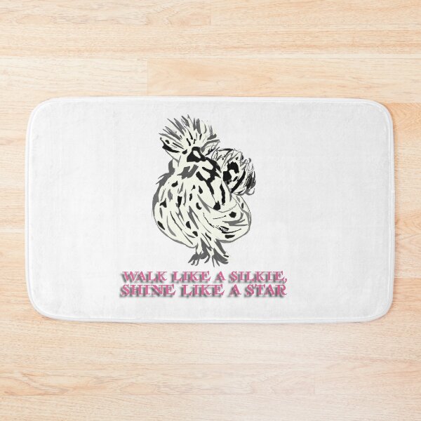 Item preview, Silkie chicken  American Silkie chicken splash illustration designed and sold by Najomiartstudio.
