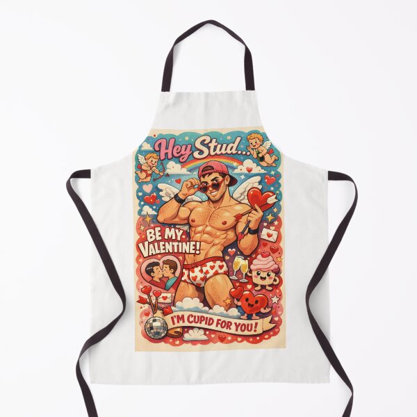 Item preview, Hey Stud! Cupid's LGBTQ Valentine with Heart Briefs and Rainbow Romance designed and sold by Places On Earth.