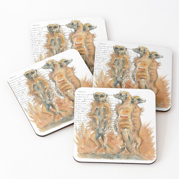 Item preview, Meerkats with a tale attached  designed and sold by TamrynPohlArt.