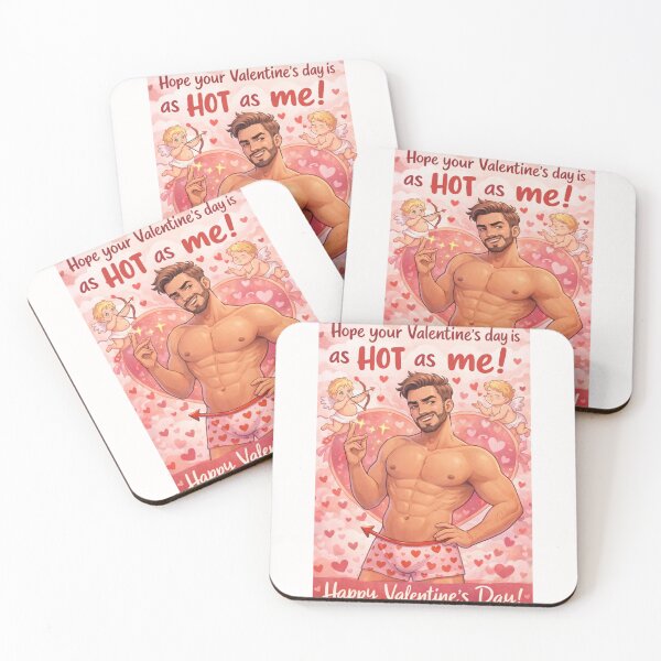 Item preview, Hope Your Valentine’s Day is as Hot as Me! Sexy Cupid Pose with Heart Shorts and Pink Sky designed and sold by Places On Earth.