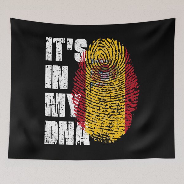Item preview, IT'S IN MY DNA Spain Flag Roots designed and sold by CosmoKitsch.