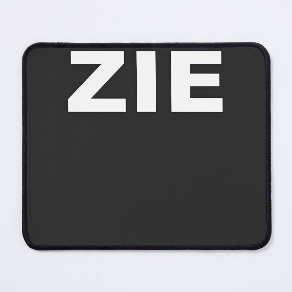 Item preview, ZIE — White Minimal Bold Type Statement designed and sold by WORDPAUSE.