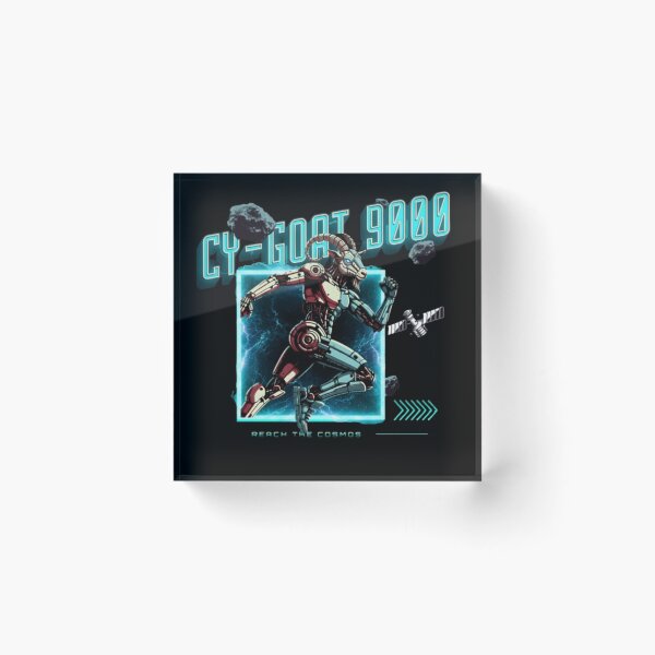 Item preview, Cybernetic Goat Sprinting Through Deep Space designed and sold by Goat.Shop-28.