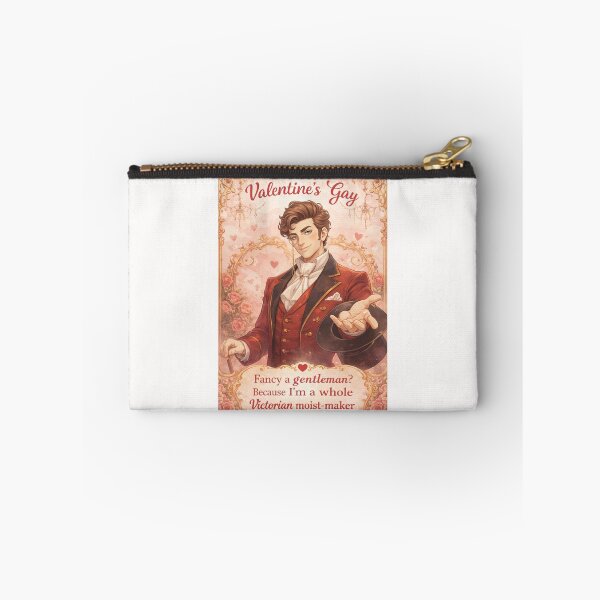 Item preview, Happy Valentine’s Gay – Dashing Victorian Gentleman Offers Love with Monocle and Charm designed and sold by Places On Earth.
