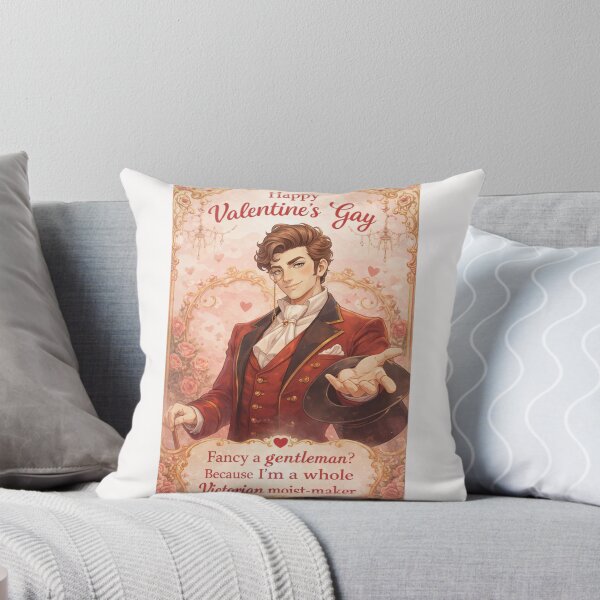 Item preview, Happy Valentine’s Gay – Dashing Victorian Gentleman Offers Love with Monocle and Charm designed and sold by Places On Earth.