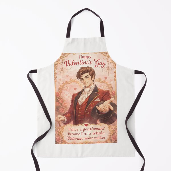 Item preview, Happy Valentine’s Gay – Dashing Victorian Gentleman Offers Love with Monocle and Charm designed and sold by Places On Earth.