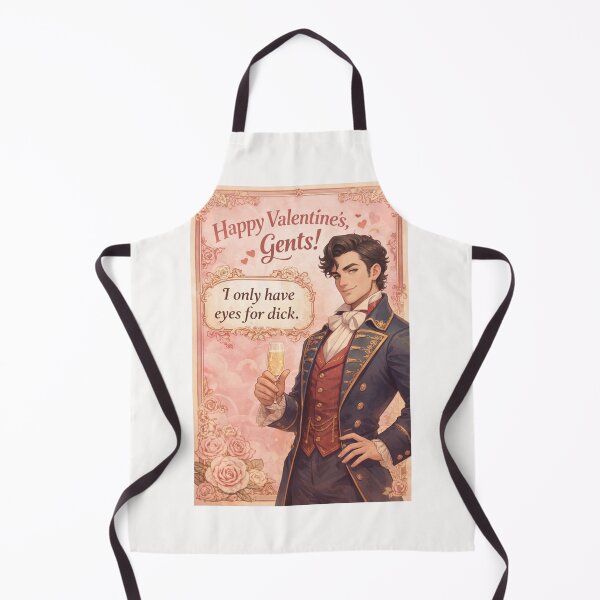 Item preview, Happy Valentine’s Gents – Saucy Gay Aristocrat with Champagne and a Blunt Message designed and sold by Places On Earth.