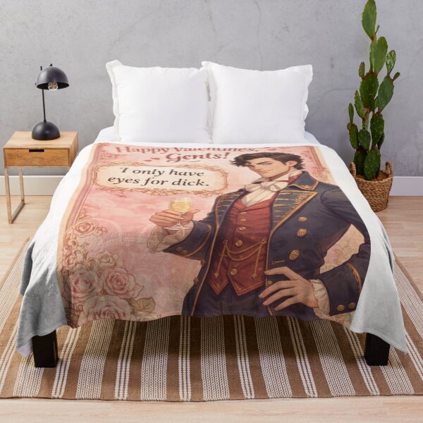 Item preview, Happy Valentine’s Gents – Saucy Gay Aristocrat with Champagne and a Blunt Message designed and sold by Places On Earth.