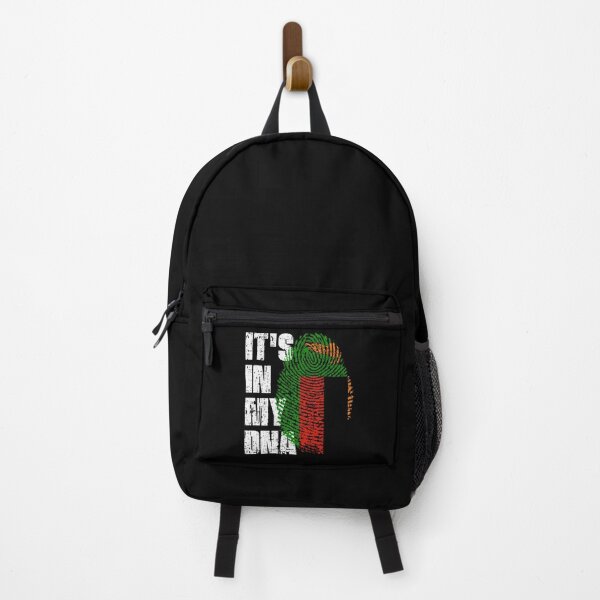 Item preview, IT'S IN MY DNA Zambia Flag Roots designed and sold by CosmoKitsch.