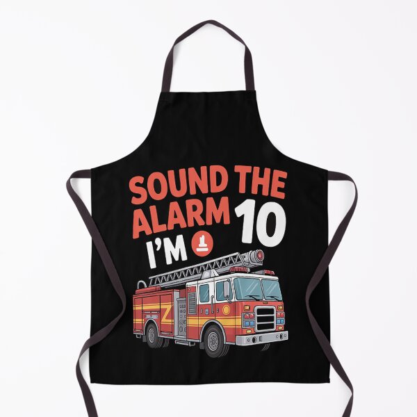 Item preview, Sound The Alarm I'm 10th Birthday Fire Truck Firefighter 10 designed and sold by mandiana.