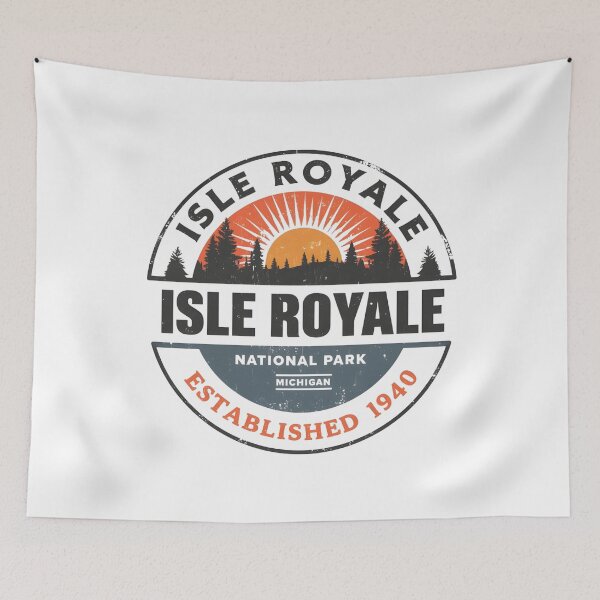 Item preview, Isle Royale National Park - Michigan designed and sold by GoodOldVintage.