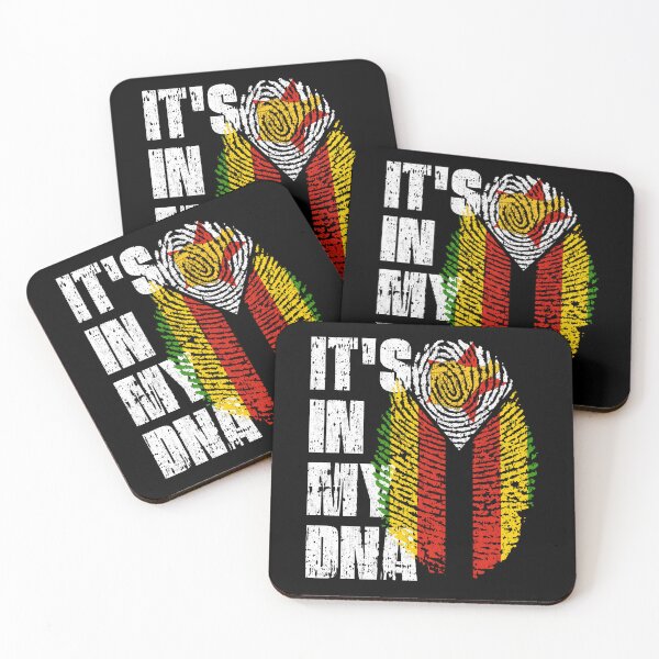 Item preview, IT'S IN MY DNA Zimbabwe Flag Roots designed and sold by CosmoKitsch.