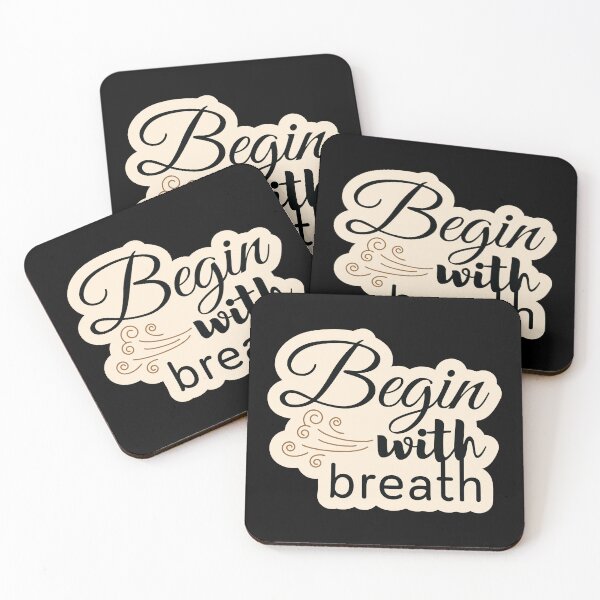Item preview, Begin with breath designed and sold by Cushy Digital.