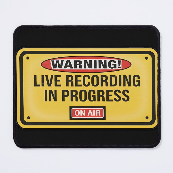 Item preview, Warning! Live Recording In Progress designed and sold by Gnfree.