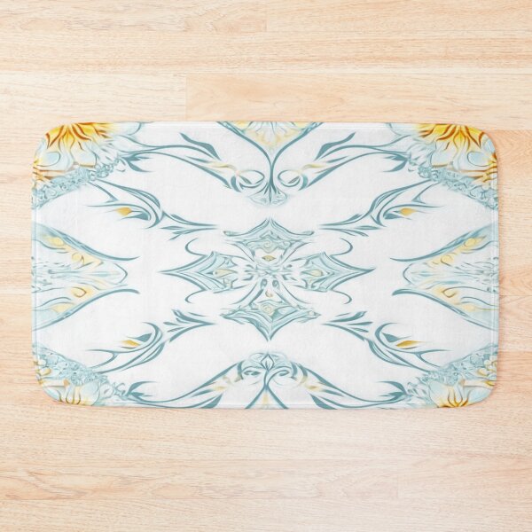 Item preview, Whispering Water Petal – Yellow & Turquoise Elegance designed and sold by Colorshow-relax.
