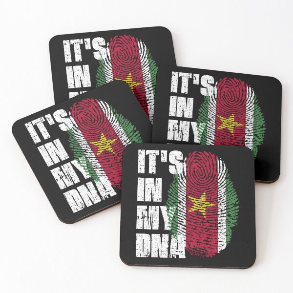 Item preview, IT'S IN MY DNA Suriname Flag Roots designed and sold by CosmoKitsch.