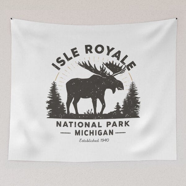 Item preview, Isle Royale National Park - Michigan designed and sold by GoodOldVintage.