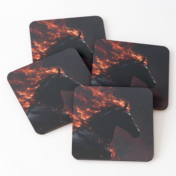 Item preview, Inferno Horse Illustration (image size 7840x11680) designed and sold by Digital-Davinci.