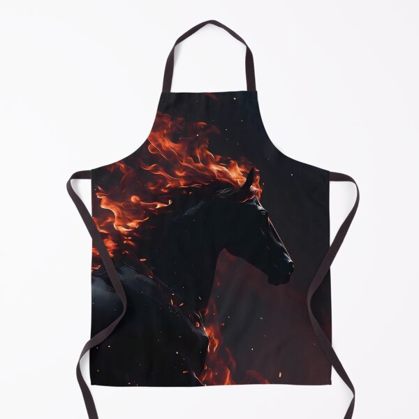 Item preview, Inferno Horse Illustration (image size 7840x11680) designed and sold by Digital-Davinci.