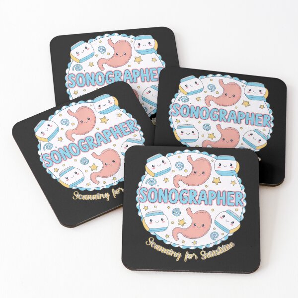 Item preview, Kawaii Sonographer Scanning for Sunshine | Cute Ultrasound Tech Art designed and sold by MyProfessionaltees.