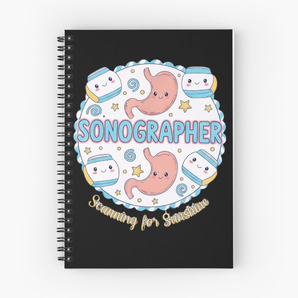 Item preview, Kawaii Sonographer Scanning for Sunshine | Cute Ultrasound Tech Art designed and sold by MyProfessionaltees.