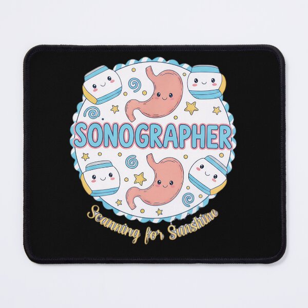 Item preview, Kawaii Sonographer Scanning for Sunshine | Cute Ultrasound Tech Art designed and sold by MyProfessionaltees.