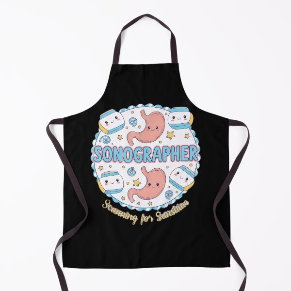 Item preview, Kawaii Sonographer Scanning for Sunshine | Cute Ultrasound Tech Art designed and sold by MyProfessionaltees.