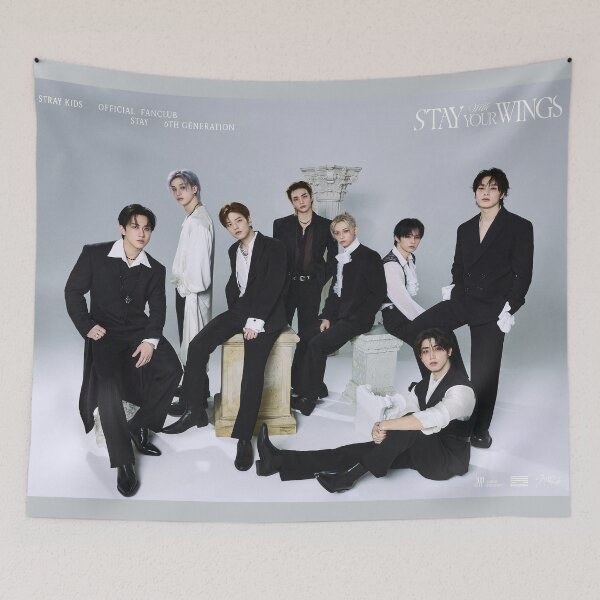 Item preview, Stray Kids Stay with your wings poster you make stray kids stay bang chan lee know changbin hyunjin han felix seungmin IN kpop skz skzoo 5 star tour dominate designed and sold by Kpop-Noona.