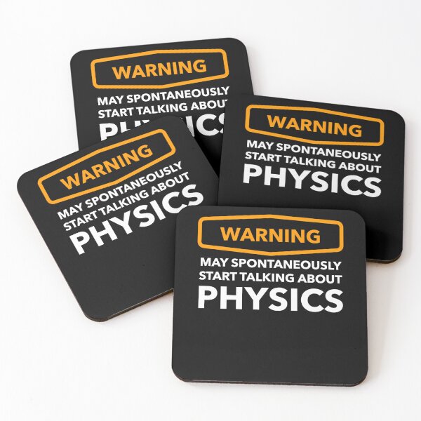 Item preview, Warning May Spontaneously Start Talking About Physics Logo designed and sold by RocketDakota.